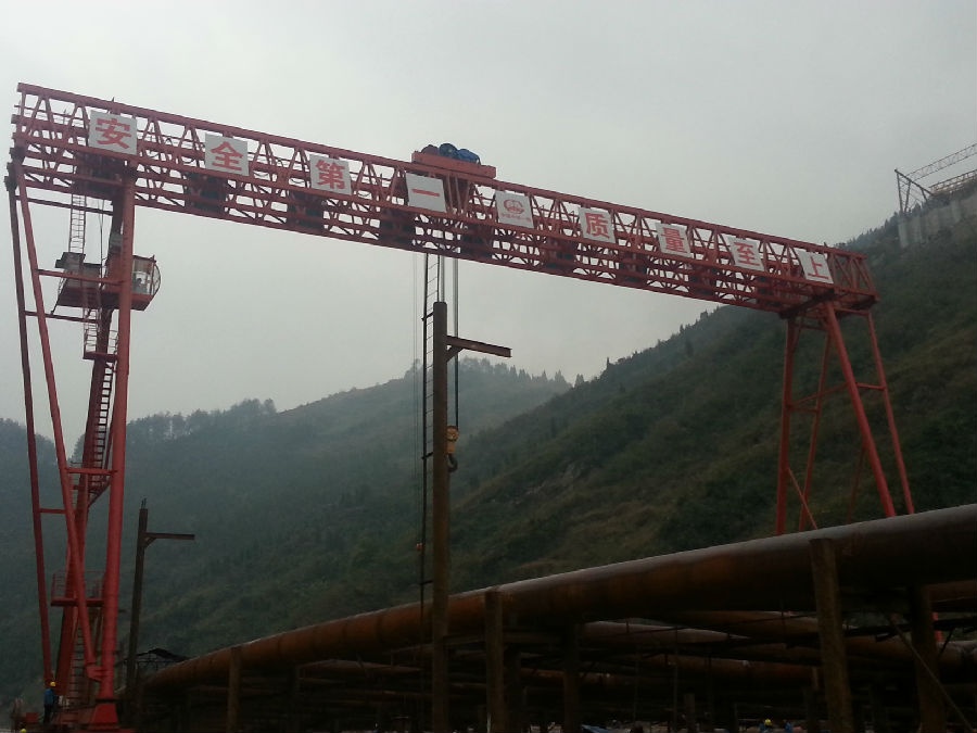 門式起重機安全監控管理系統安裝照片