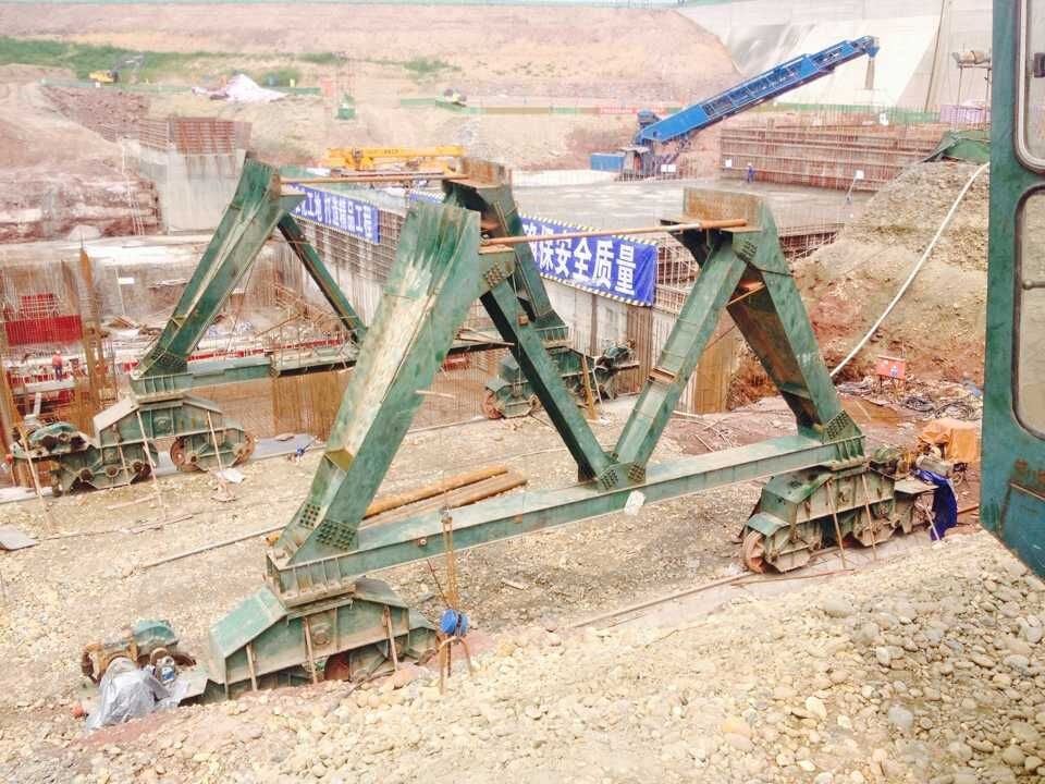 中建四局某水電站安裝HMS8000門座式起重機安全監控系統二