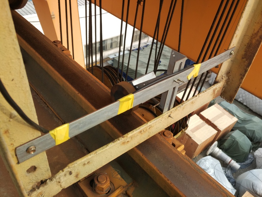 連云港門式起重機監控系統安裝現場二